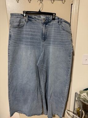 Ava & VIV Denim Jeans High Rise Wide Leg